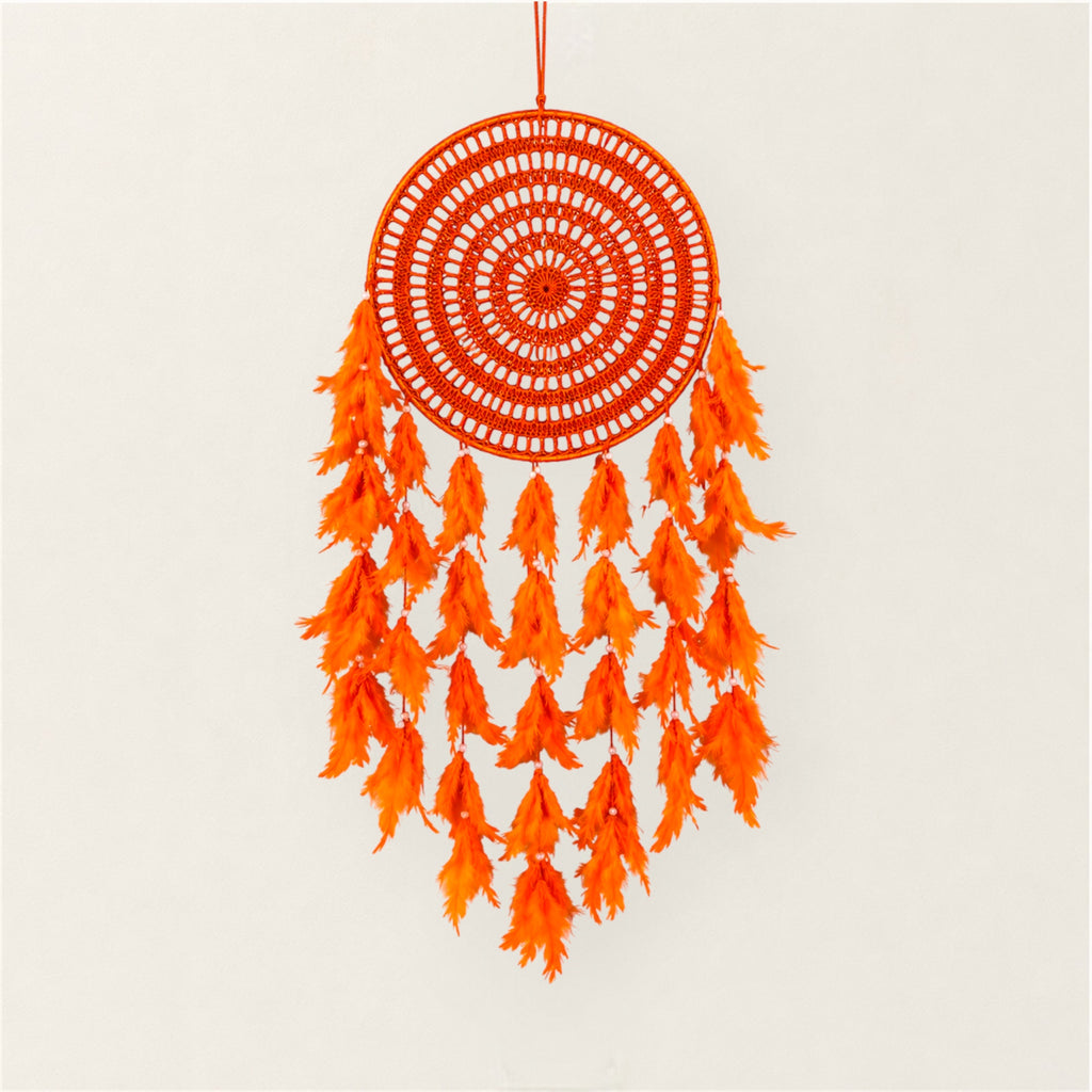 12inch Orange Dreamcatcher pack of 5