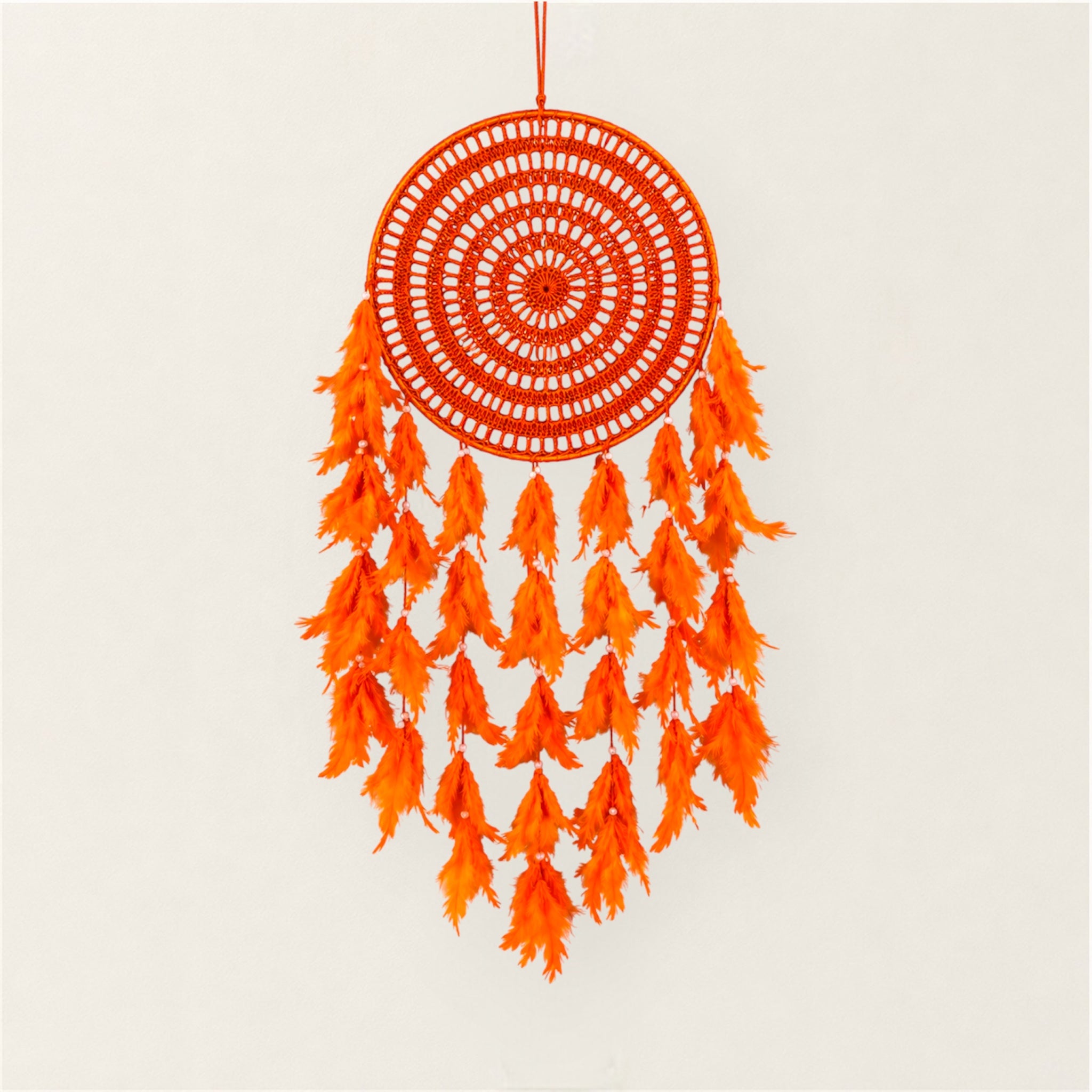 12inch Orange Dreamcatcher pack of 5