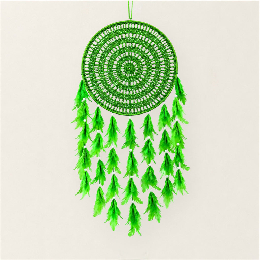 12inch Green Dreamcatcher pack of 5