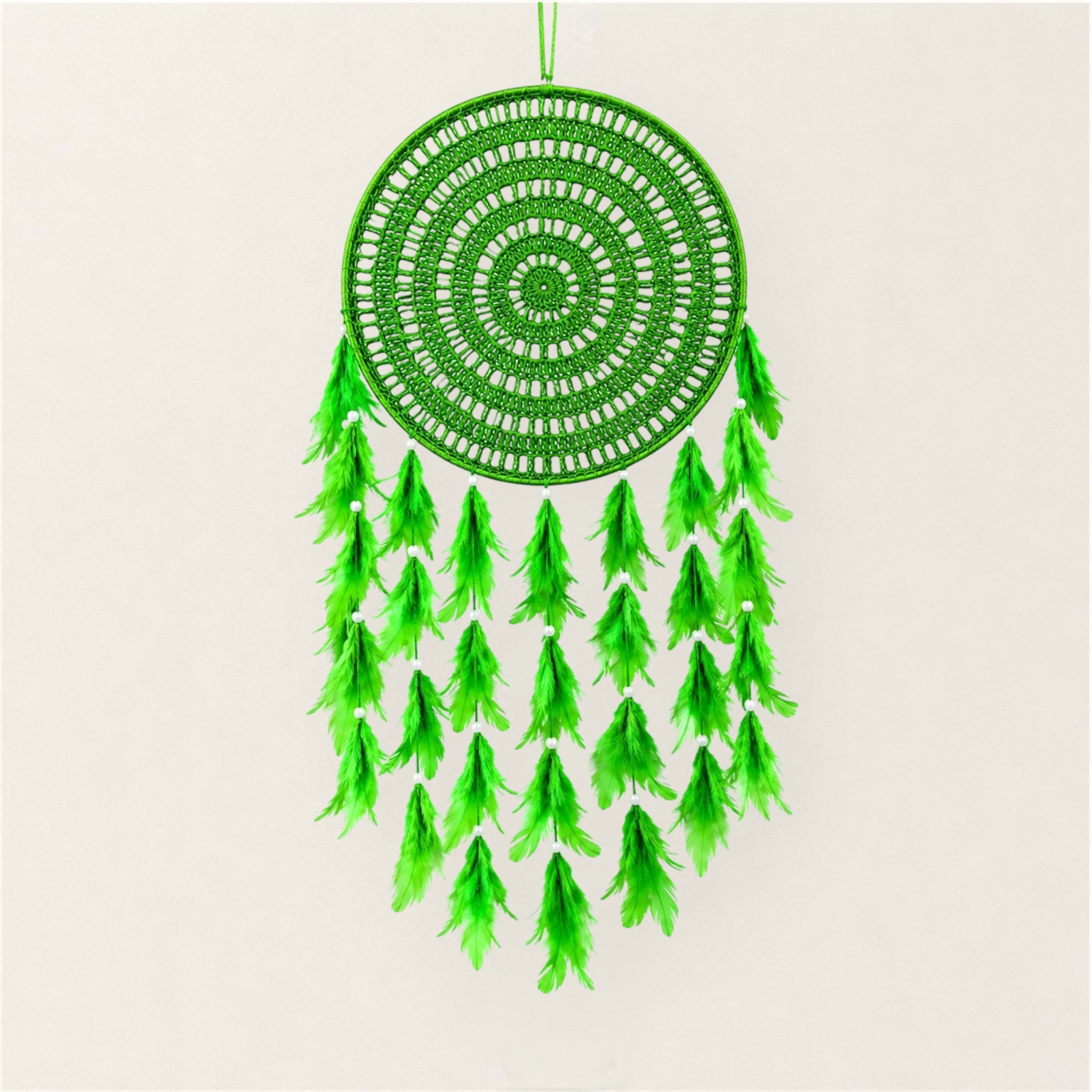 12inch Green Dreamcatcher pack of 5