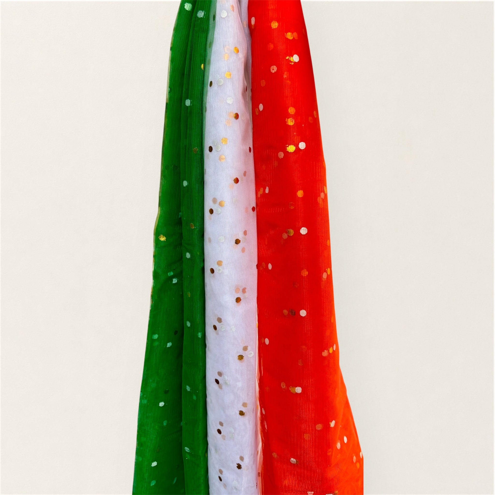 Tri-color net pack of 45ft