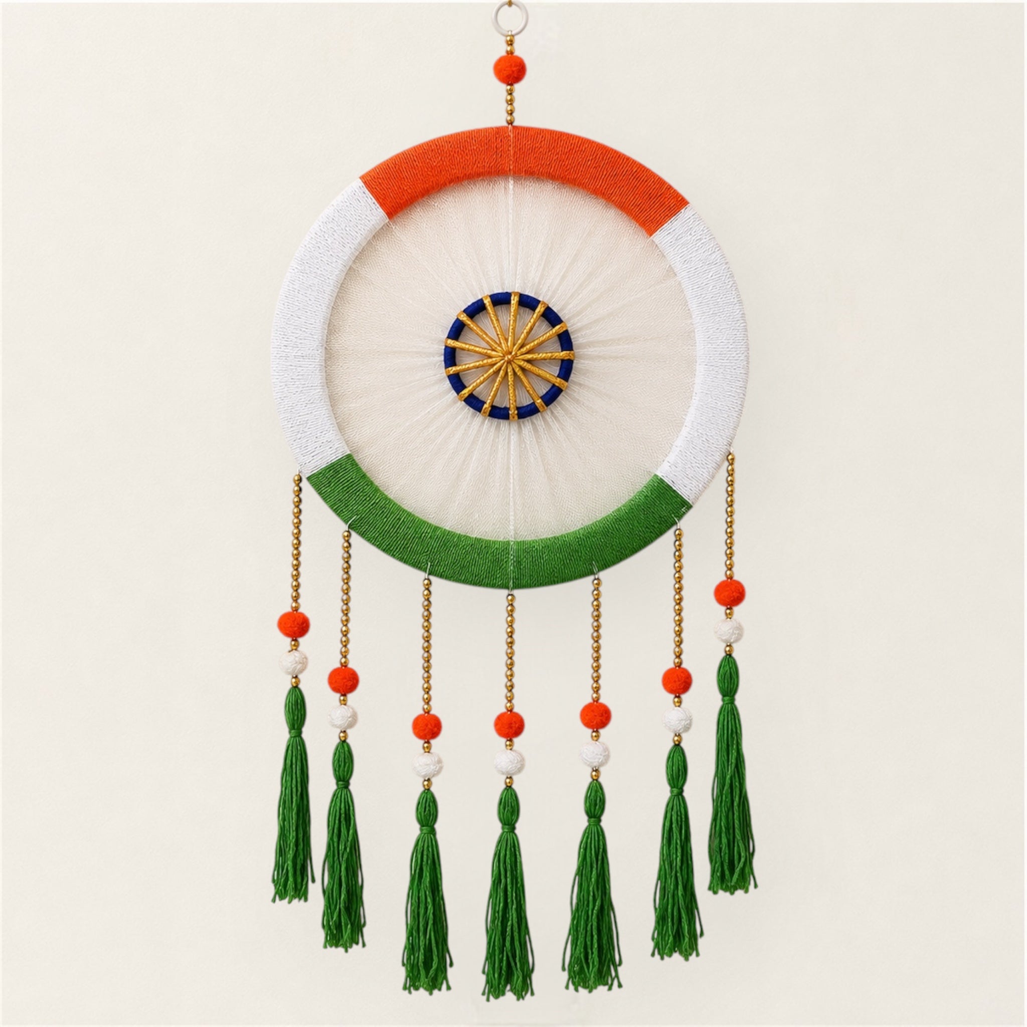 Tri-color Kada hanging, pack of 5
