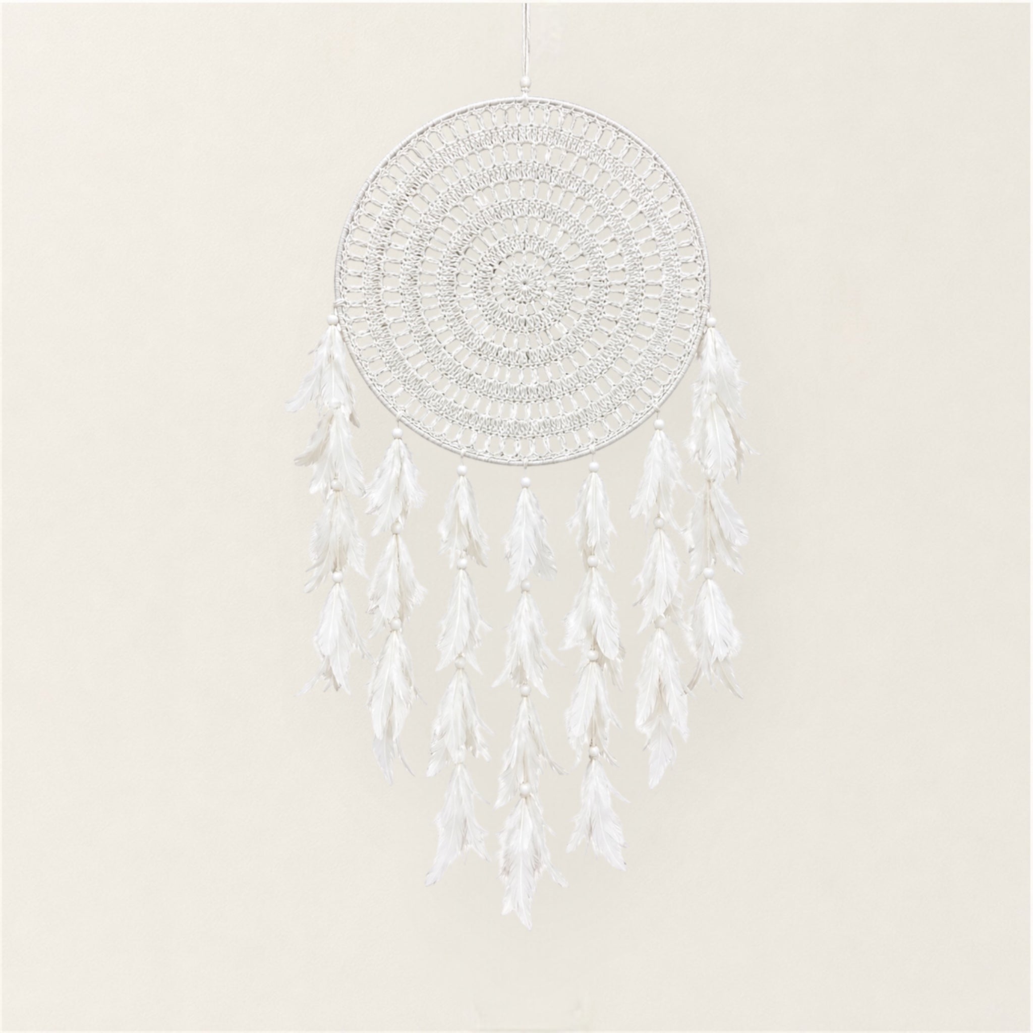 12inch white Dreamcatchers, pack of 5
