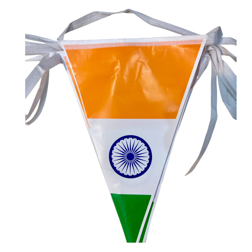 Tri-color bunting, pack of 10 bunting